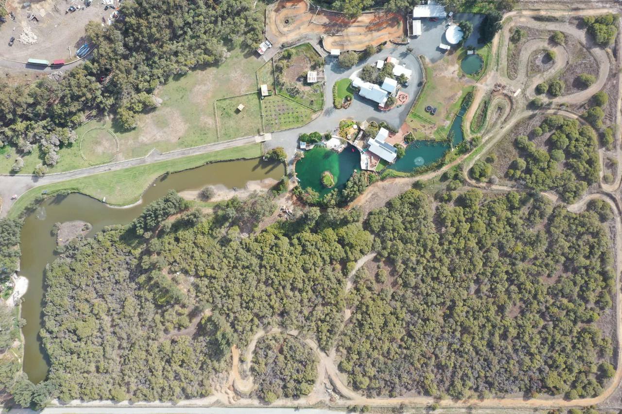Aerial view of Munrowd Ranch